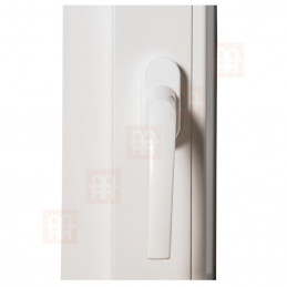 Plastic window | 80x60 cm (800x600 mm) | white | tilting / hinged 