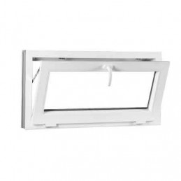 Plastic window | 120x80 cm (1200x800 mm) | white | tilting / hinged 